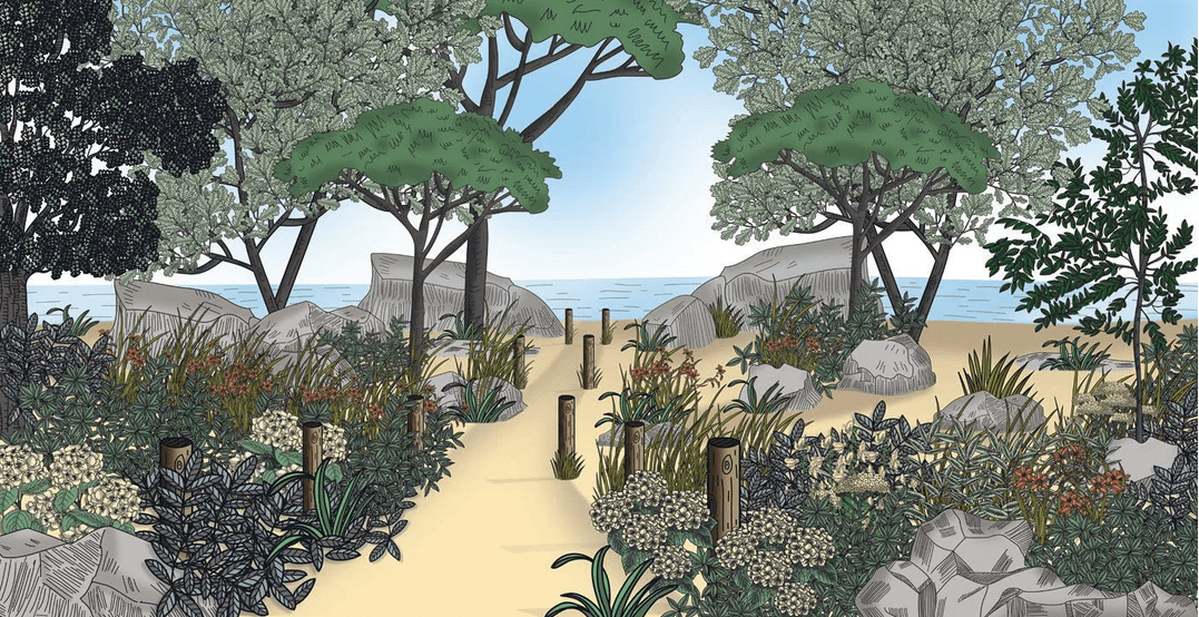 Papier peint paysage France bord de mer