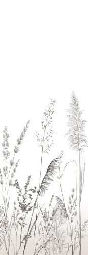 Papier peint poétique pampa