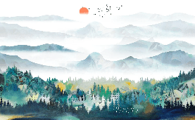 Carta da parati Mountain & Scandinave