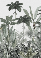 Papier peint panoramique jungle tree