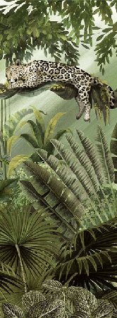 Papier peint enfant jungle secrète, XXL, tendance