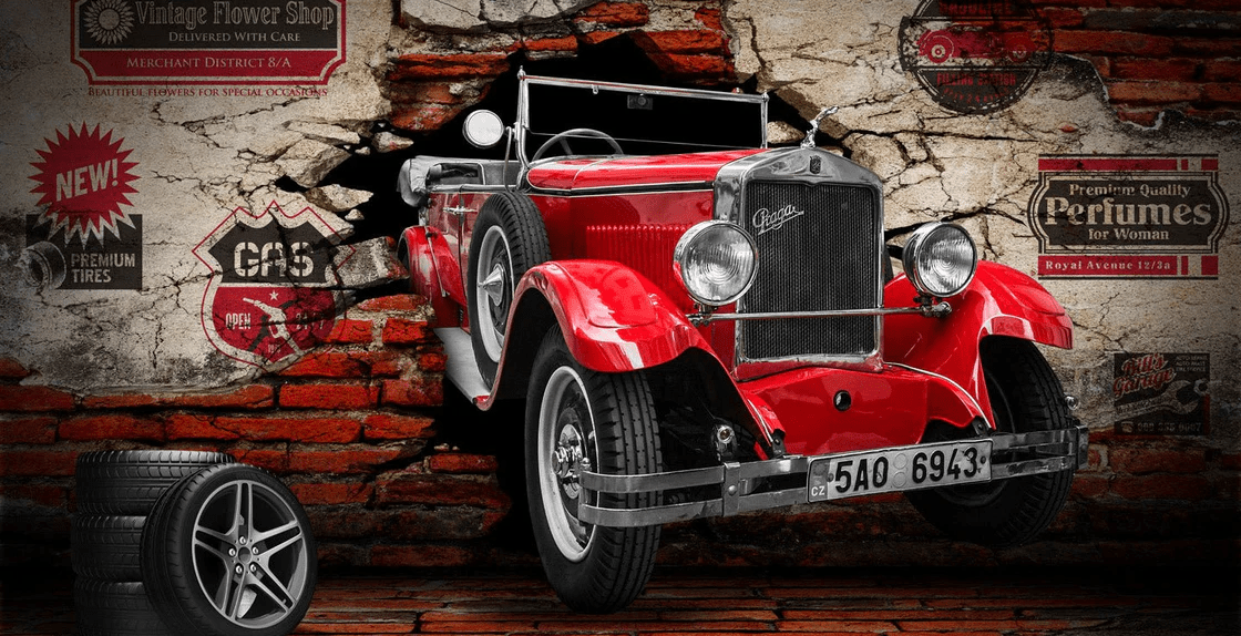 Papier peint Voiture Collection, XXL, tendance