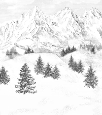 Papier peint montagne sommets de Chamonix