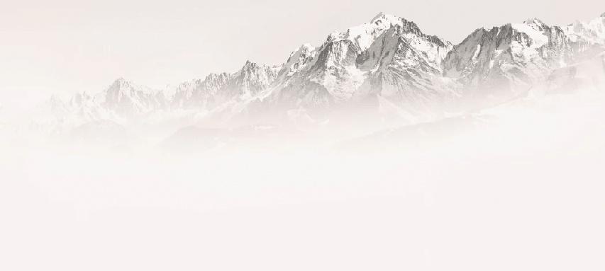 Papier peint matin brumeux Mont Blanc - Muralconcept