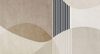 Papel pintado con formas creativas