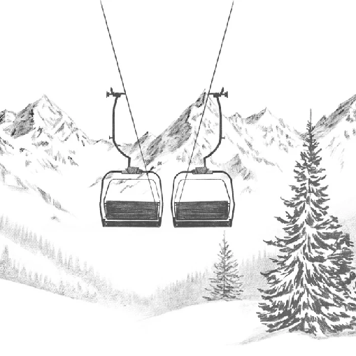 Papier peint immersion Alpine - Muralconcept