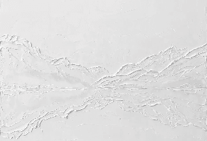 Papier peint abstrait lac Annecy - Cloud dancer - Muralconcept