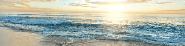 Papier peint salle de bain plage paradisiaque - Muralconcept