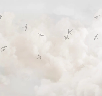 Panorama-Tapete – Zeitloser Himmel