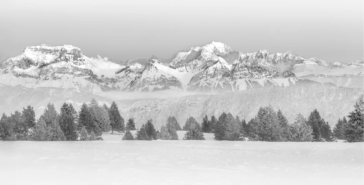 Papier peint photo - La Tournette et au delà