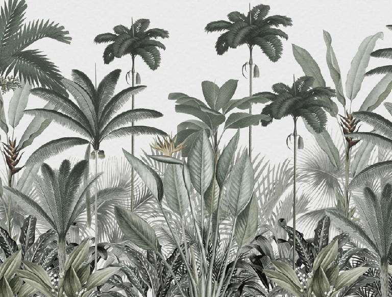 Papier peint panoramique jungle tree