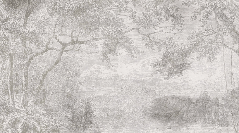 Papier peint panoramique paysage de campagne