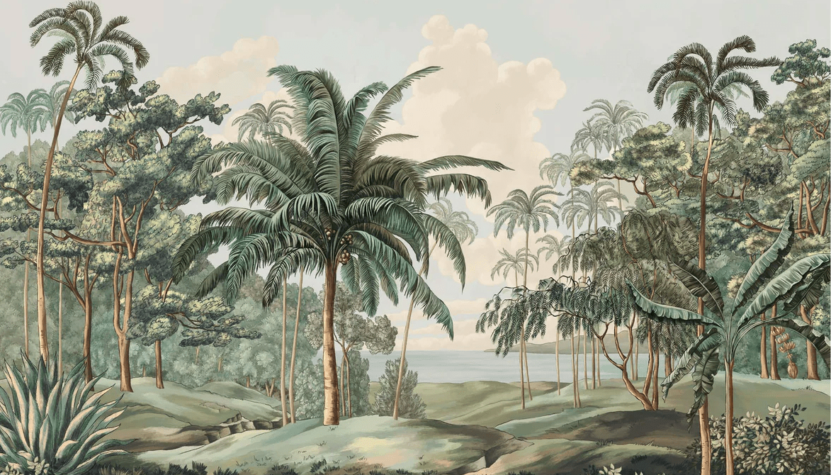 Papier peint paysage Célèbes