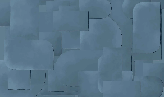 Papier peint panoramique découpé bleu