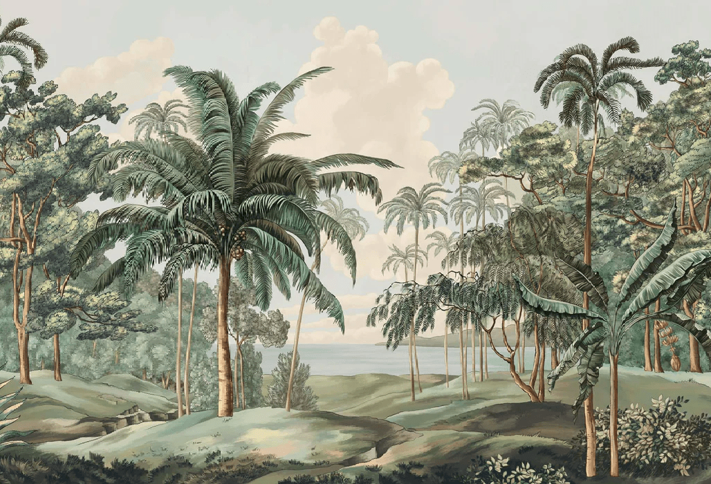 Papier peint paysage Célèbes