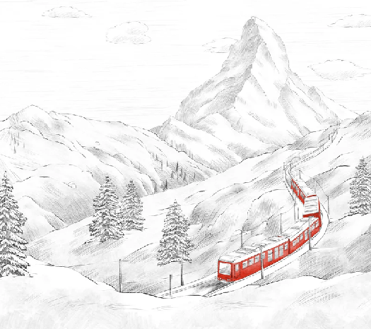 Papier peint panoramique Mont Cervin