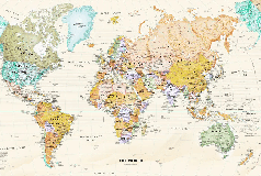 Original world map wallpaper