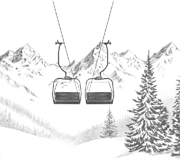 Papier peint immersion Alpine - Muralconcept