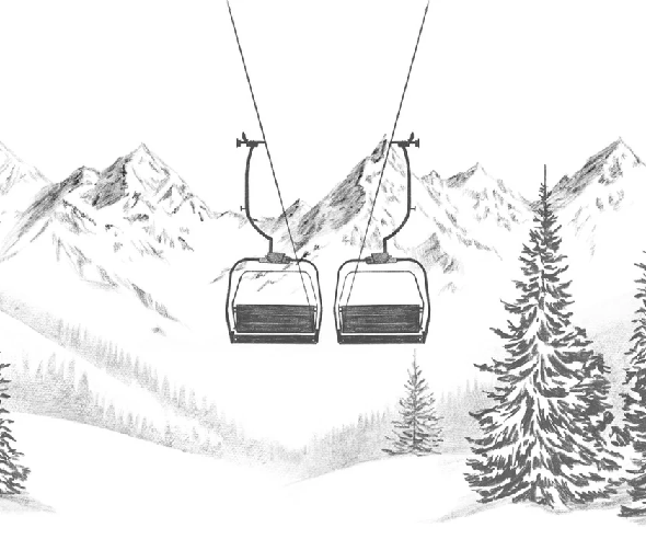 Papier peint immersion Alpine