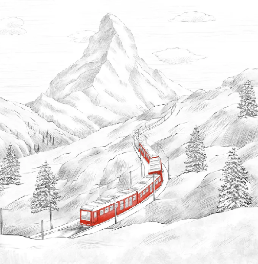 Papier peint panoramique Mont Cervin - Muralconcept