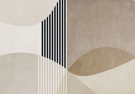 Tapete in kreativer Form