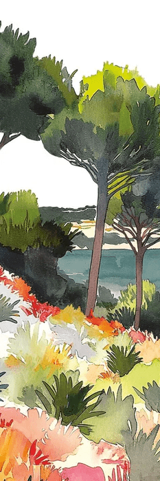 Carta da parati panoramica aria estiva