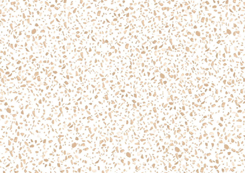 Carta da parati effetto terrazzo color seppia