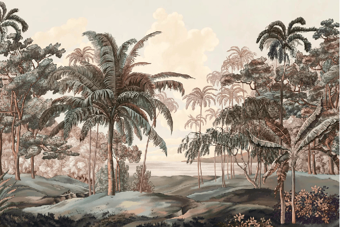 Papier peint paysage Célèbes terra