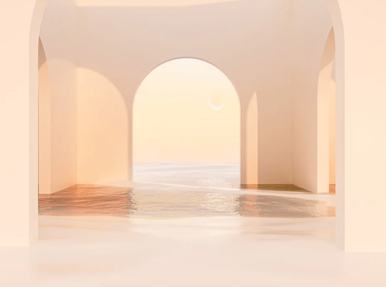 Papier peint panoramique design sunset arch, XXL, tendance