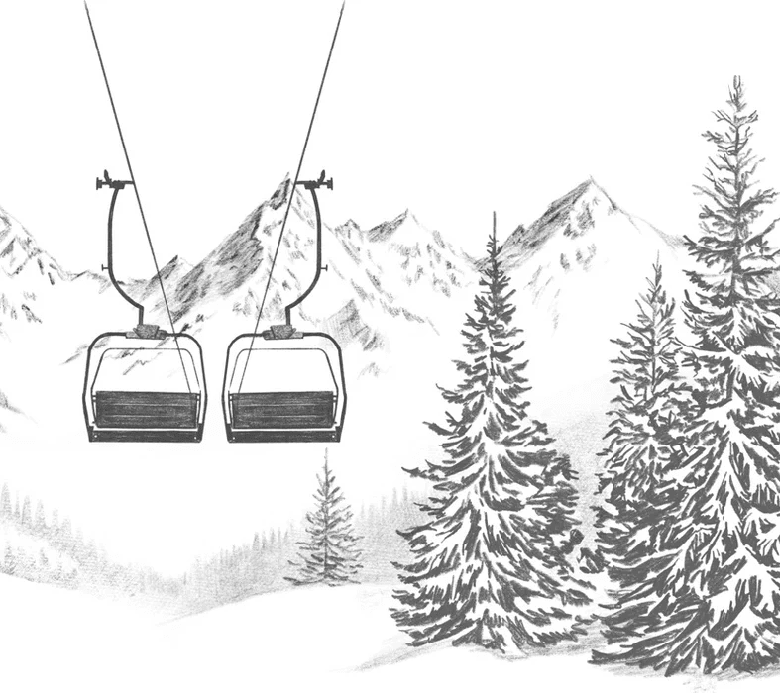 Papier peint immersion Alpine - Muralconcept