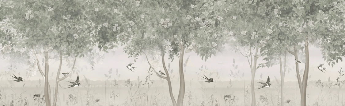 Papier peint panoramique clairière