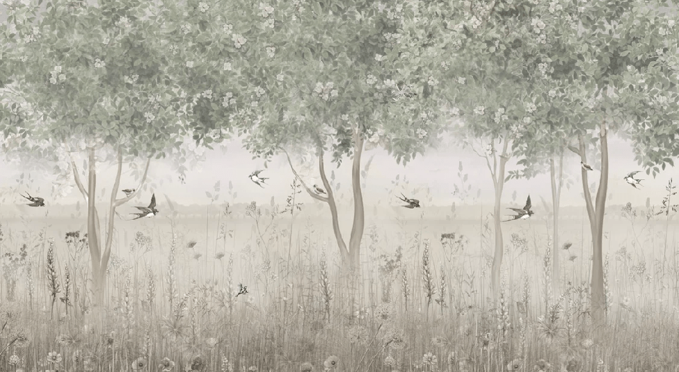 Papier peint panoramique clairière