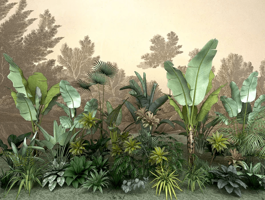 Papier peint Jungle tendance indonésia