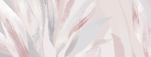 Powder pink floral wallpaper