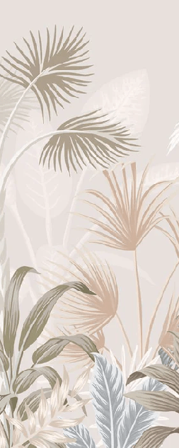 Papier peint panoramique jungle terracotta, XXL, tendance