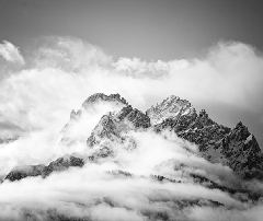 Papier peint panoramique pic Dolomites, XXL, tendance