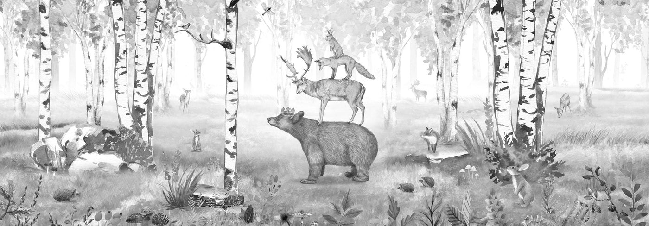 Papier peint roi de la forêt