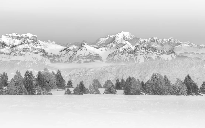 Papier peint photo - La Tournette et au delà