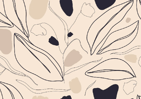 Papier peint design épuré nude - Muralconcept