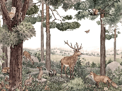 Babytapete Wilder Pfad - Muralconcept