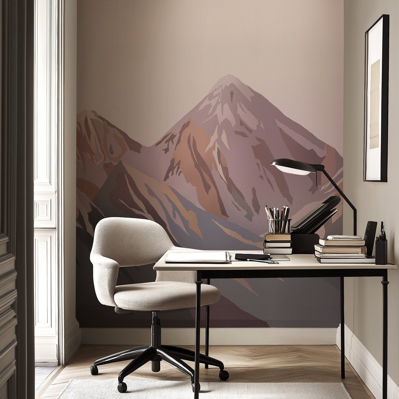 Papier peint panoramique - Lumière sur les cimes, XXL, tendance