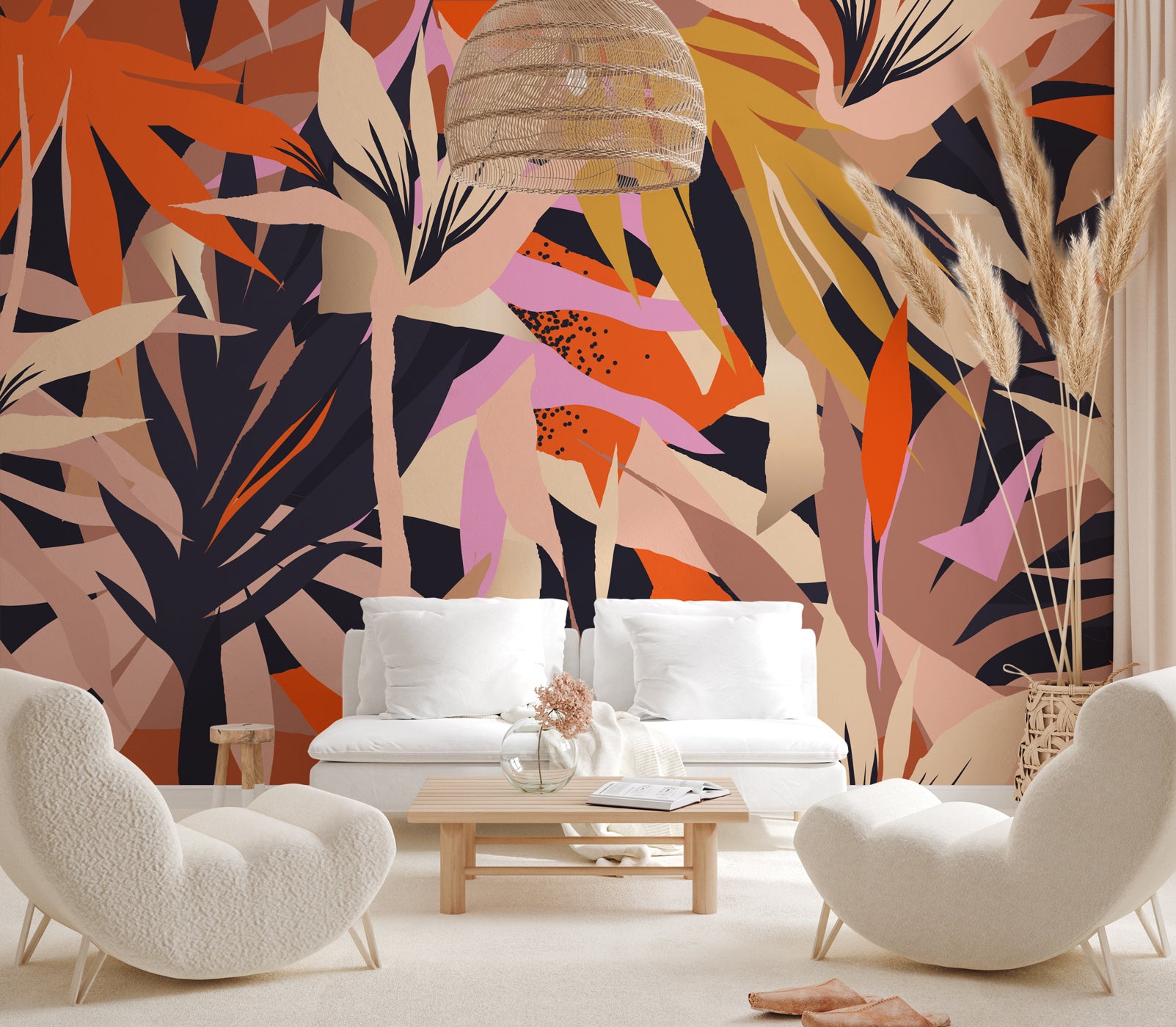 Papier peint fragrance pop, mural concept, tendance