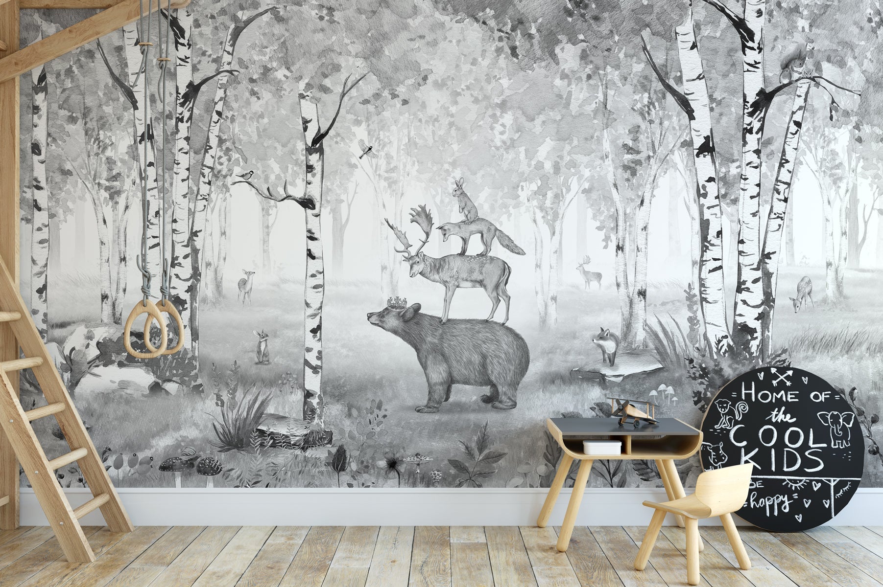 Papier peint roi de la forêt, XXL, tendance