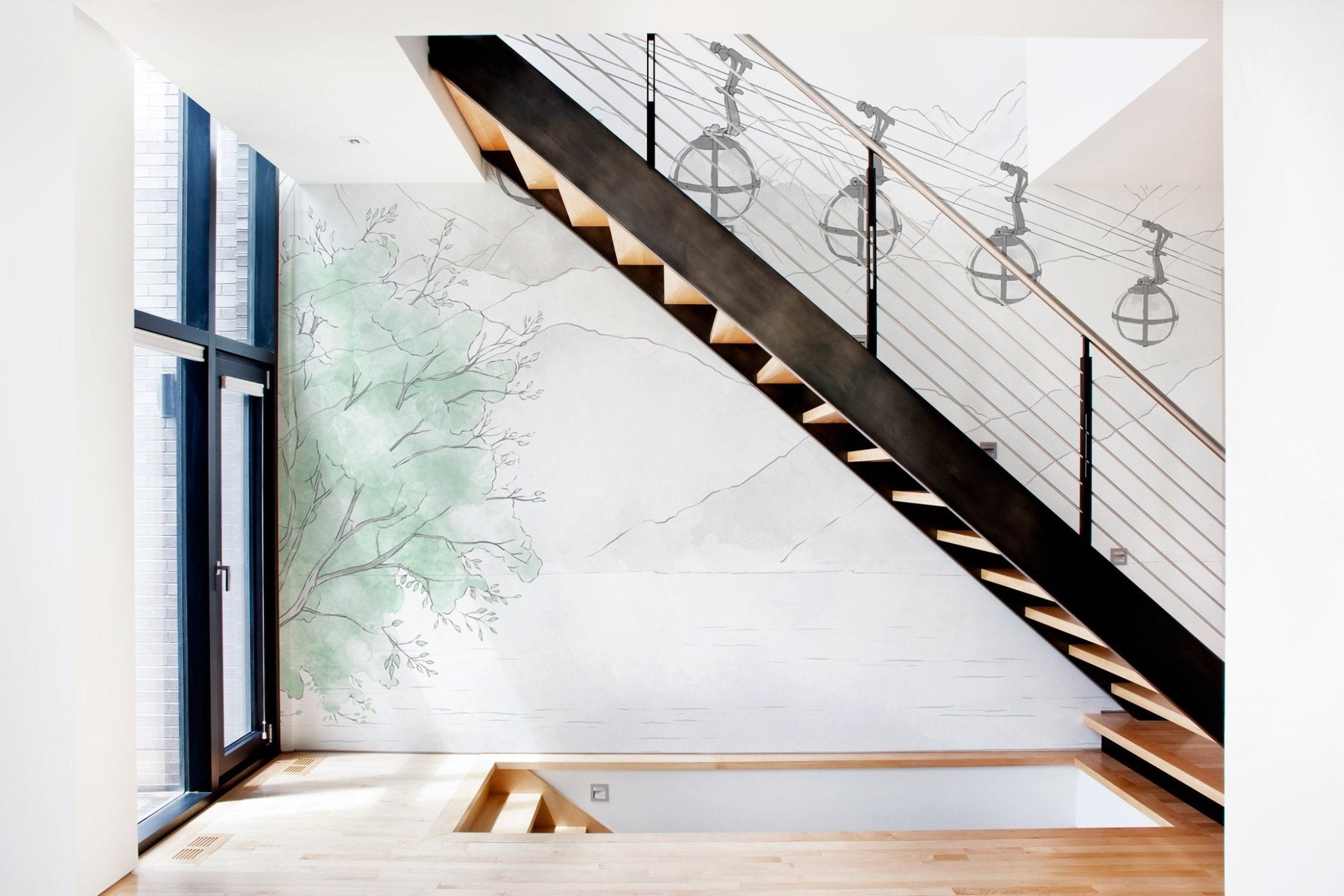 Papier peint panoramique - Bulle alpine, XXL, tendance