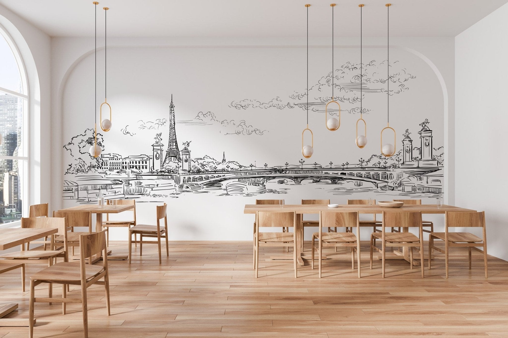 Papier peint pont Alexandre Paris, XXL, tendance