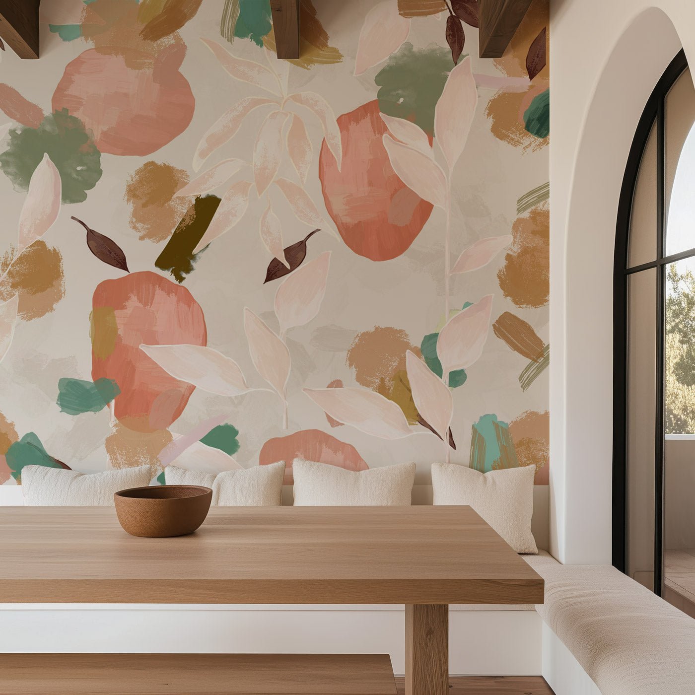 Papier peint bloom & brush, XXL, tendance