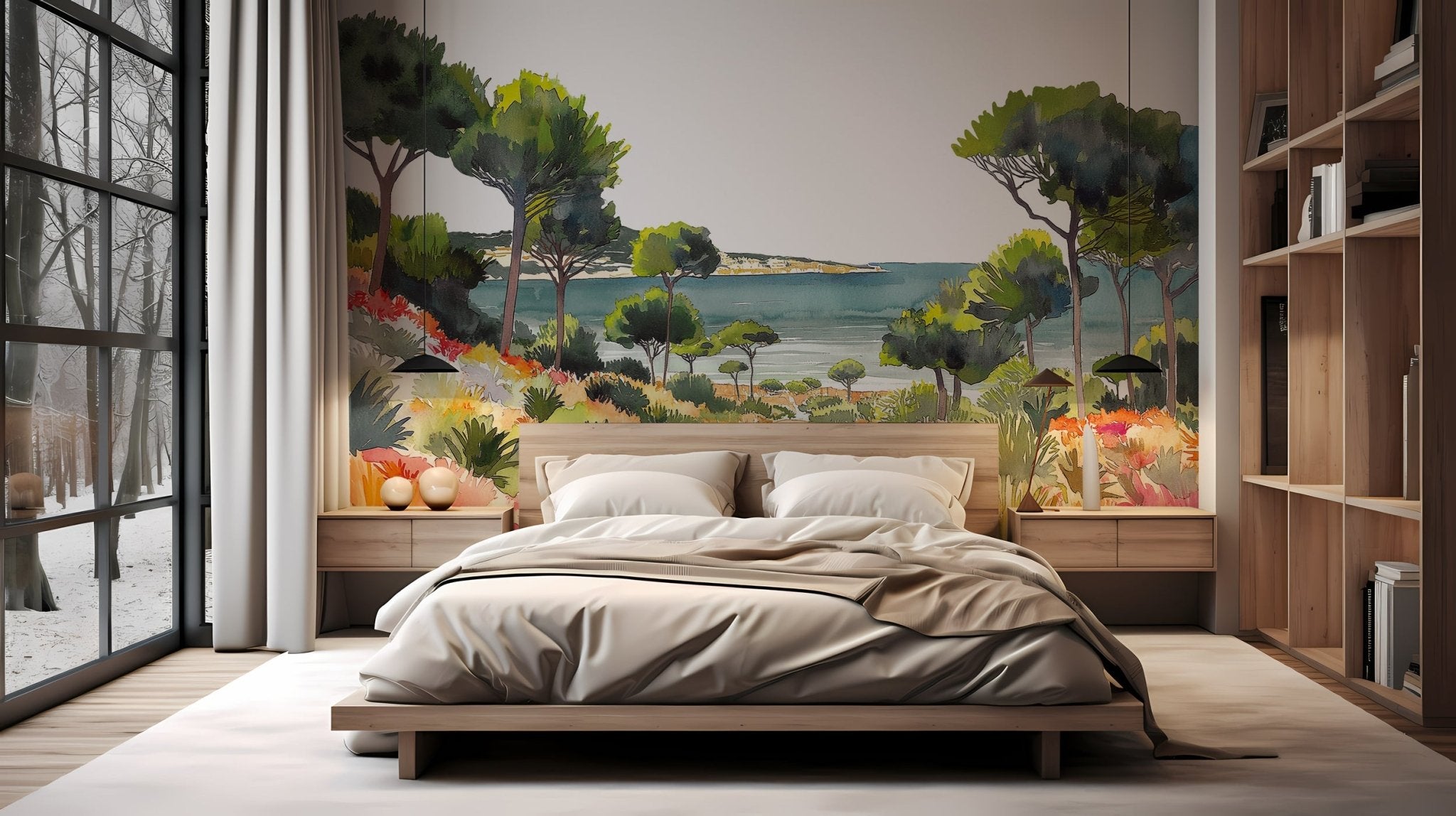 Papier peint panoramique air estival, XXL, tendance