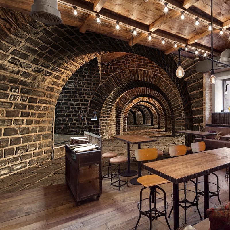 Papier peint Trompe l'oeil Bricks Passage, XXL, tendance