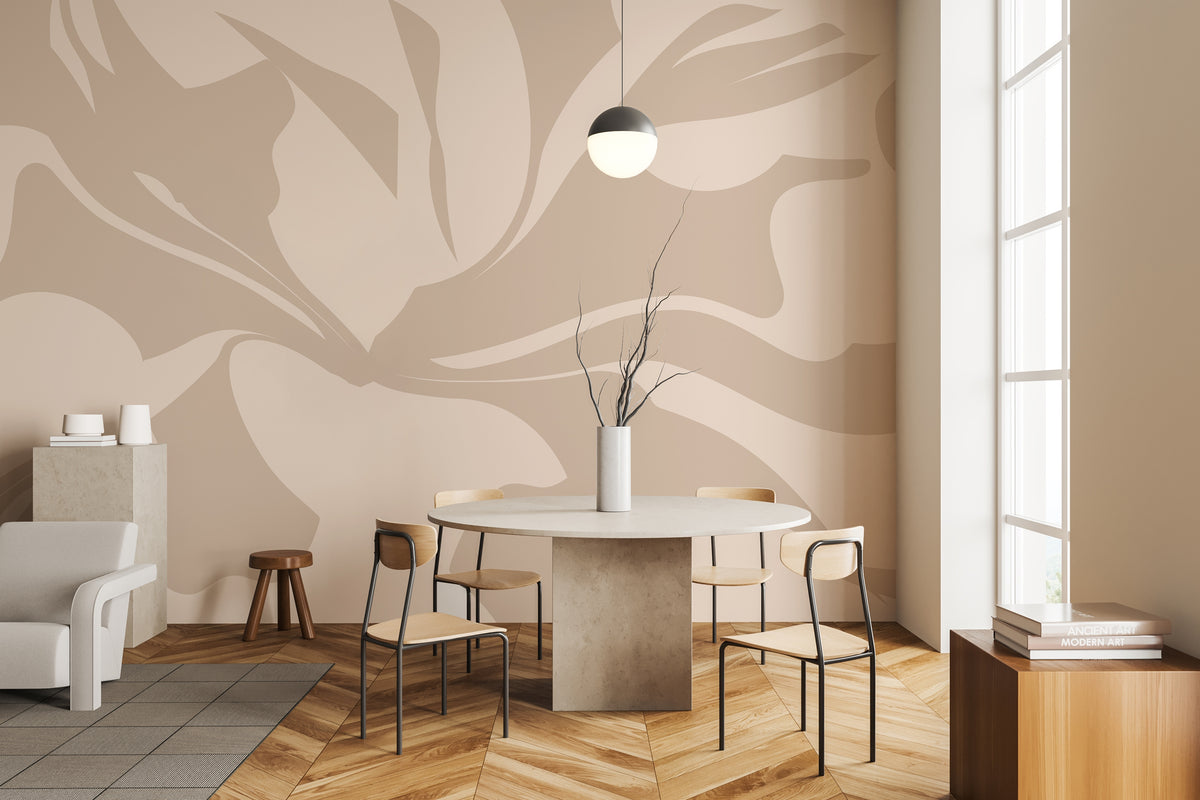 Papier peint contemporain horizon beige