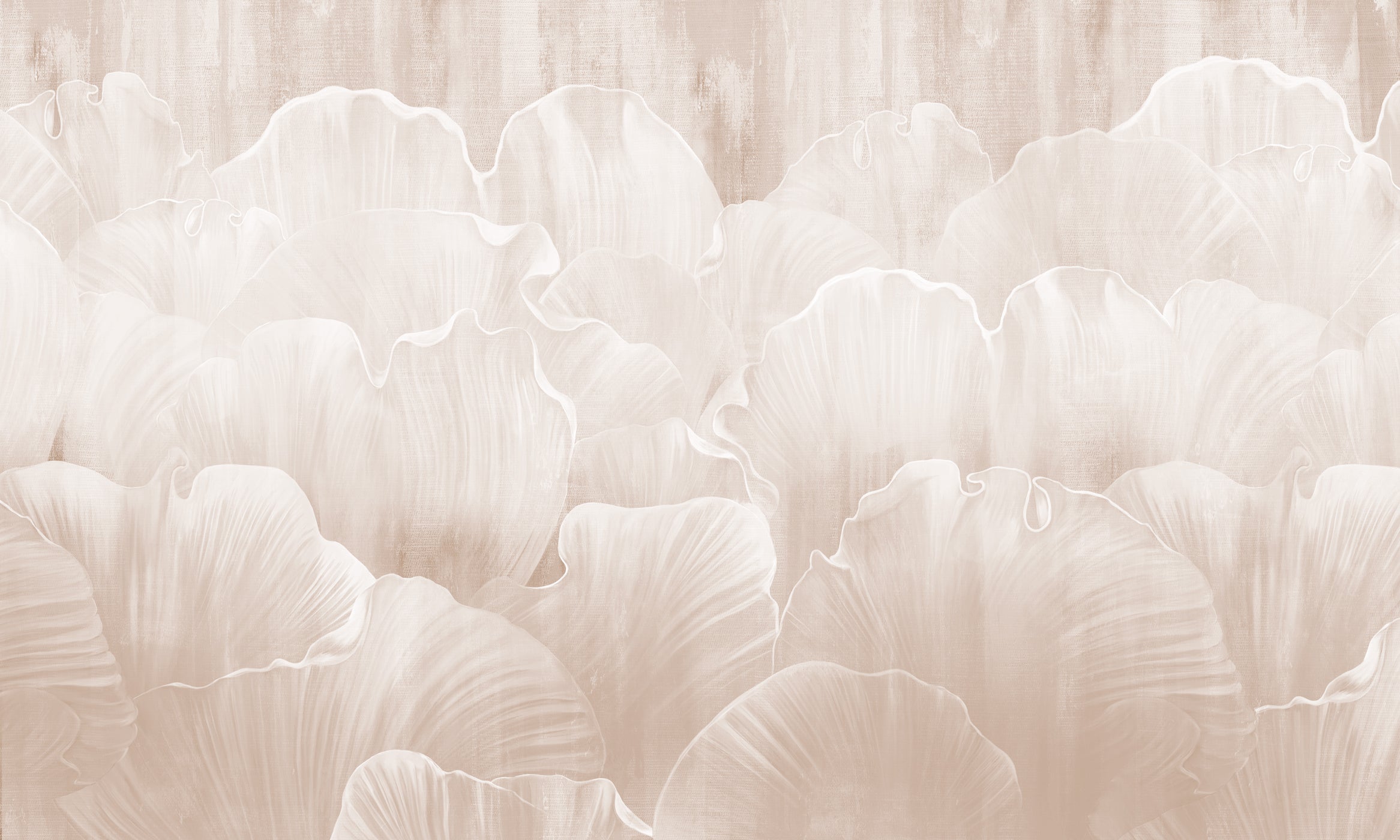 Papier peint pétales  - Floral moderne